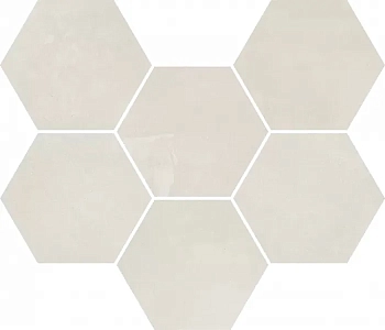 Мозаика Continuum Mosaico Hexagon Polar 25x29